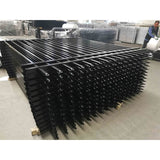 Haiao Pressed Top  Metal Fence